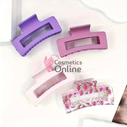 Clame pentru prins parul tip cleste CLM025BB, set  4 bucati colorate